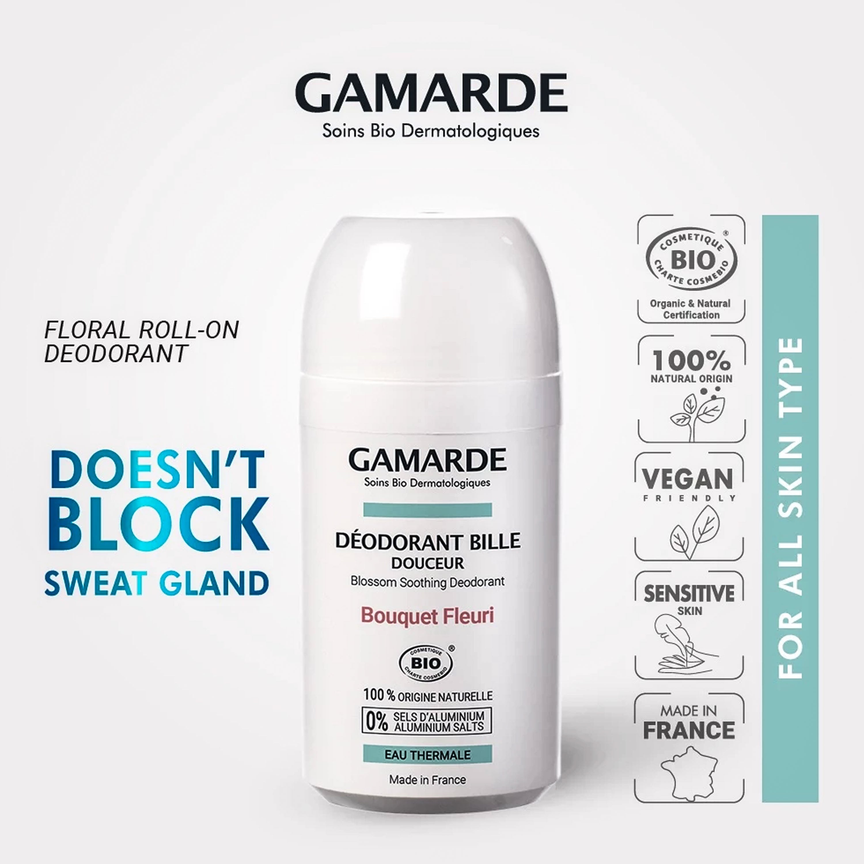 Gamarde Floral Bouquet Gentle Roll-On