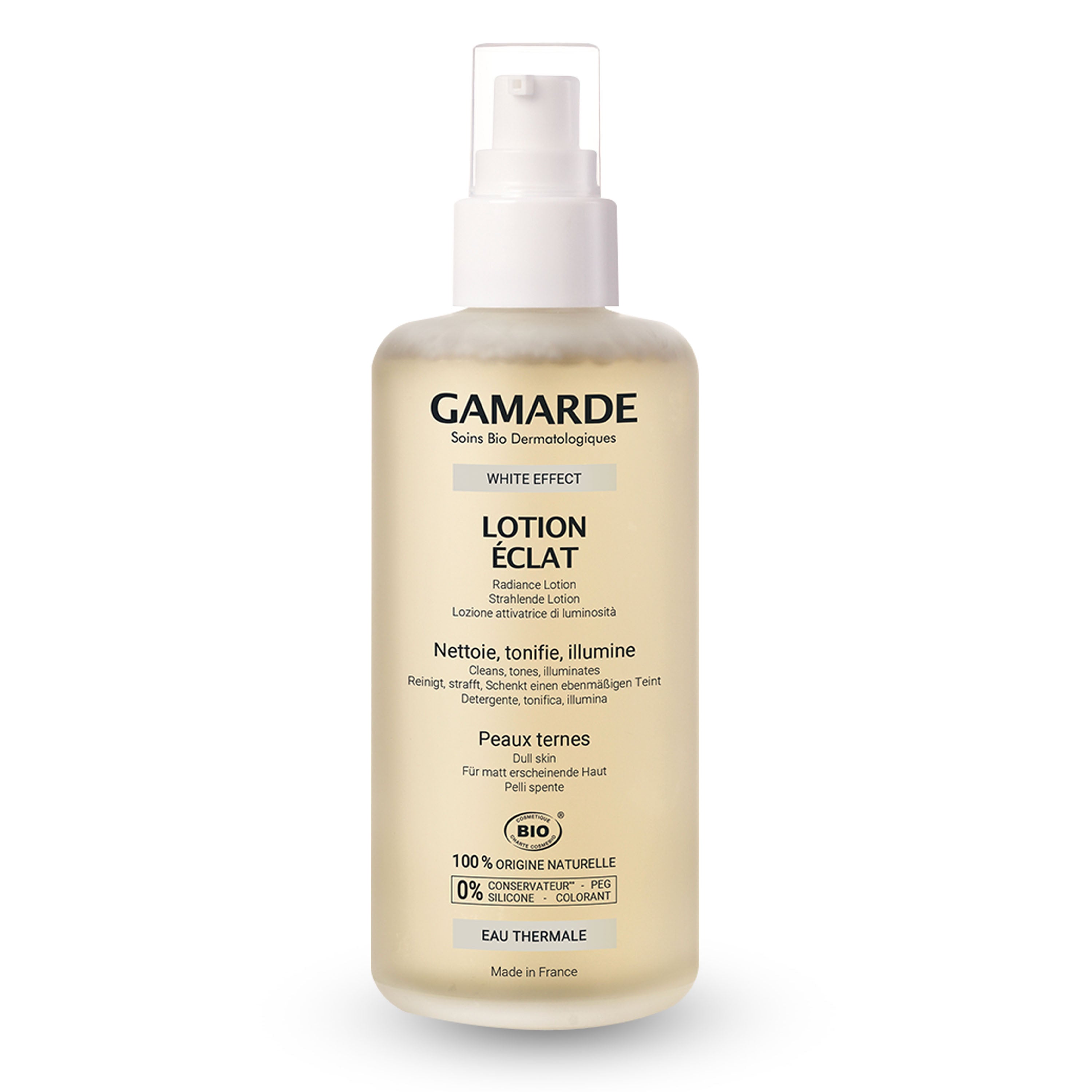 Gamarde White Effect Organic Radiance Lotion – 200ml